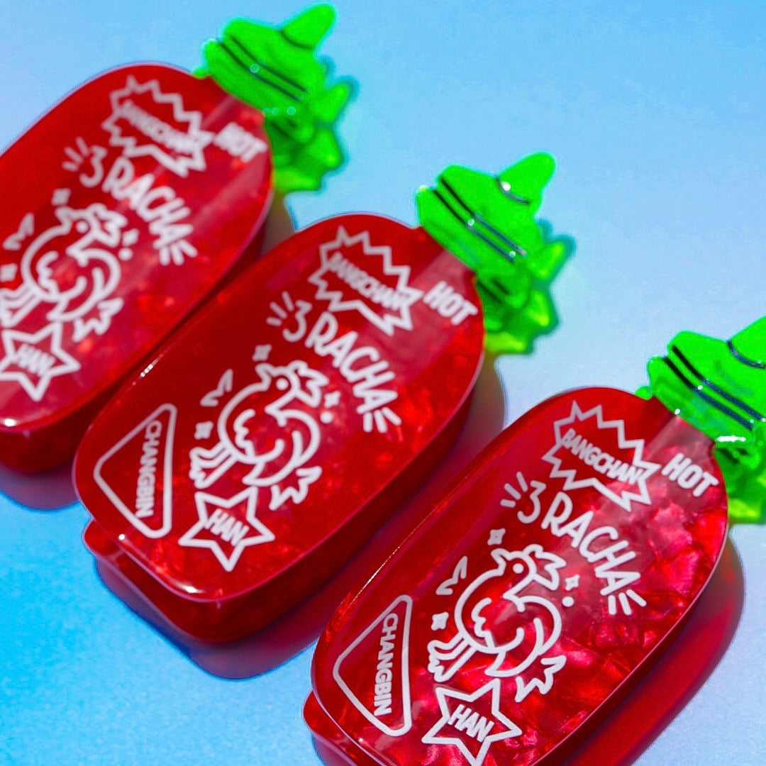 No.132 雫　ドロップ　チャーム　じゃらじゃら　3ペア SKZ 3RACHA Hair Clip | Sora Seven