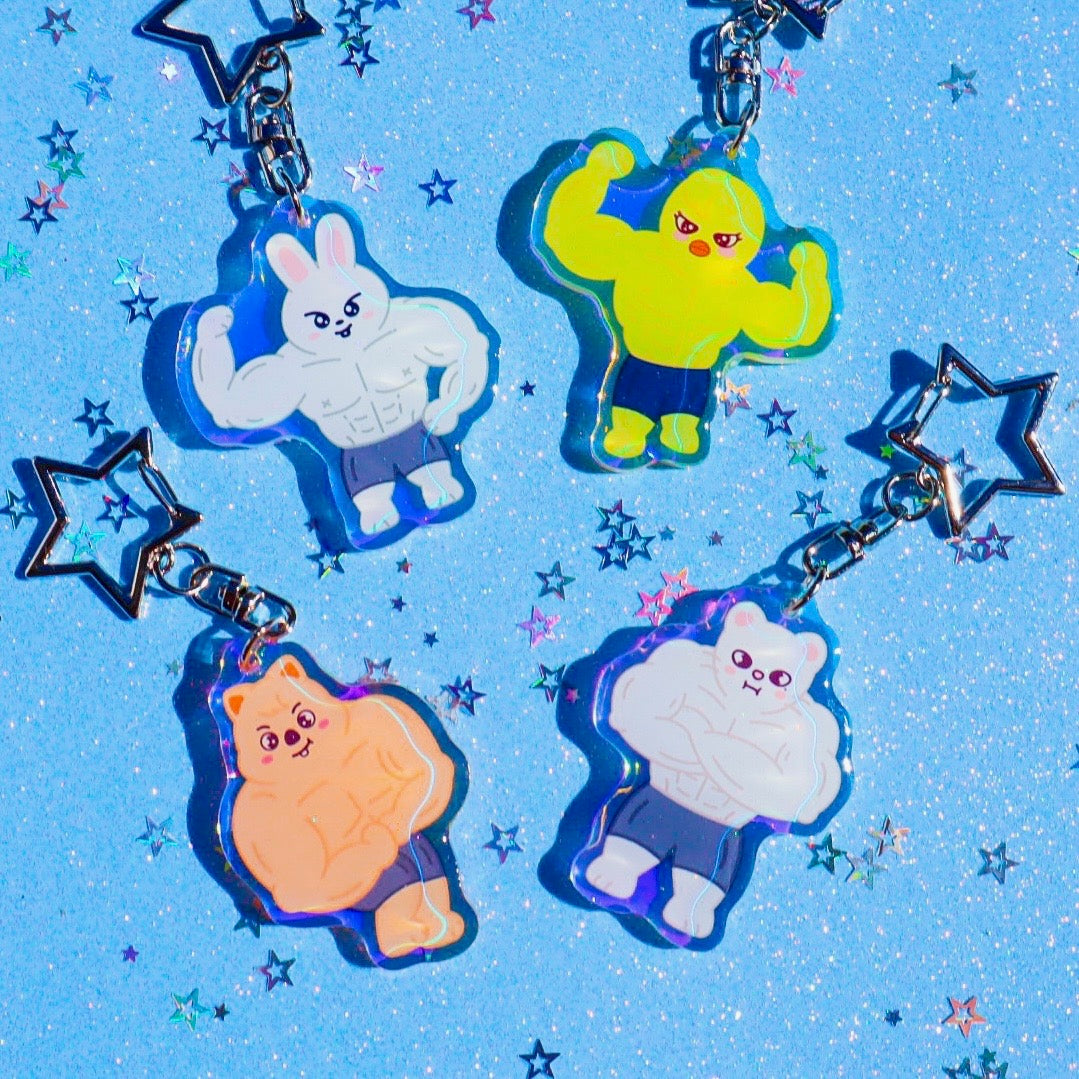 SKZ Buff Keychains | Sora Seven