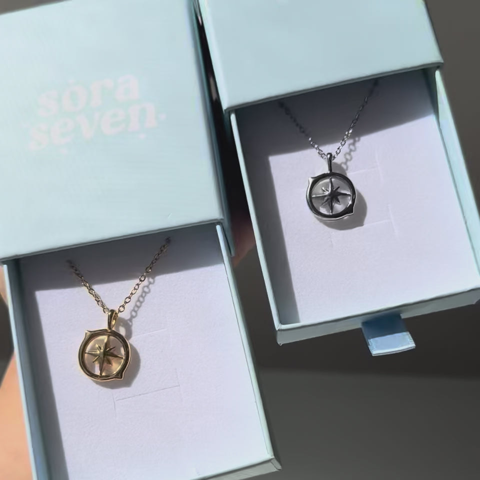 SKZ Compass Necklace | Sora Seven