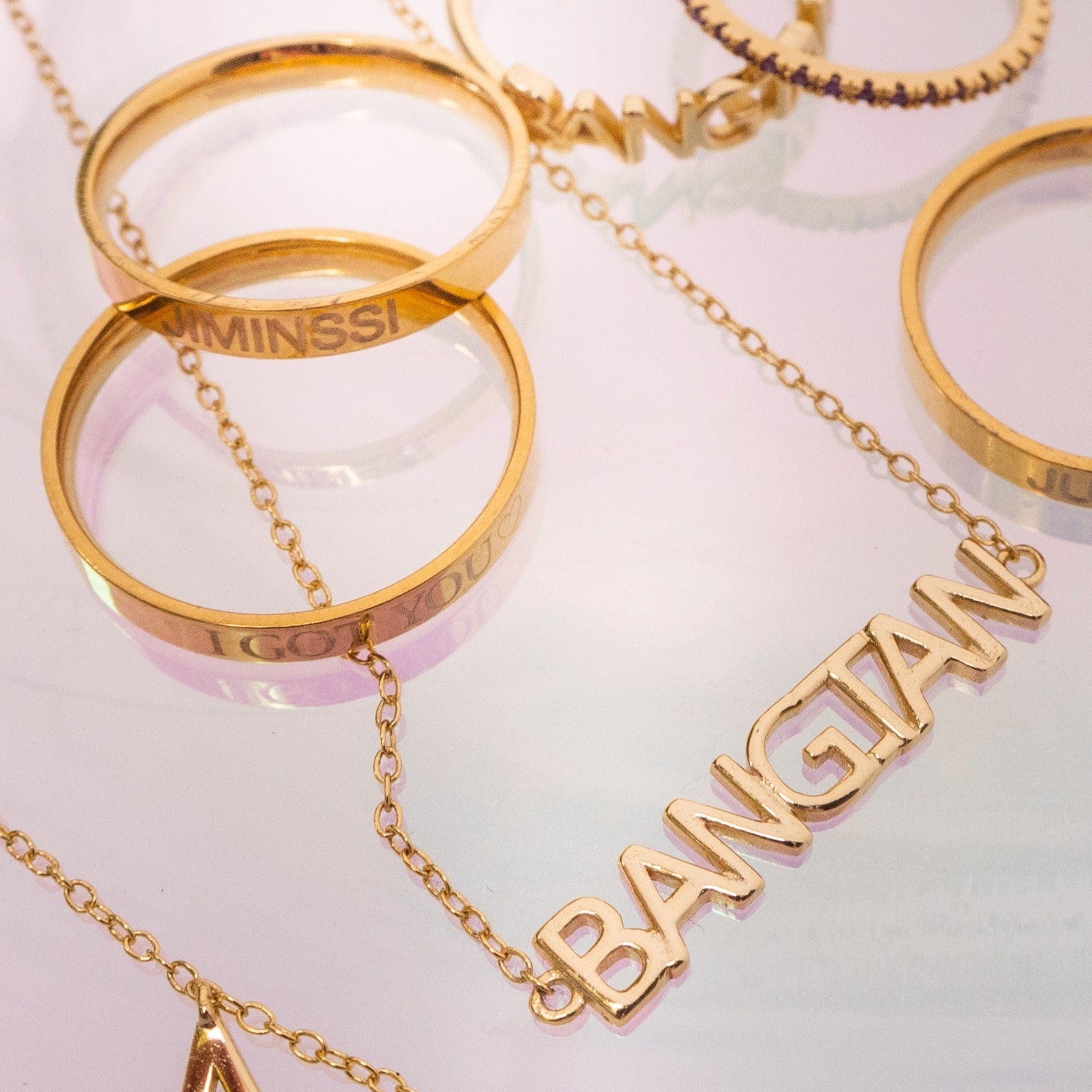 GOLD KPOP RING | Sora Seven